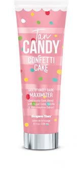 Tan Candy Confetti Cake Dark Tanning Maximizer 8oz