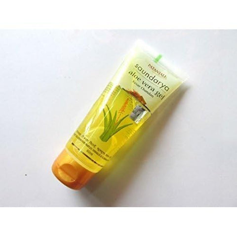 Patanjali Saundarya Aloe Vera Kesar Chandan Gel - 150 ml (Pack of 2)