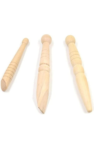 AcuRite Acupressure jimmy reflexology point pressure (wooden jimmy set of 3)