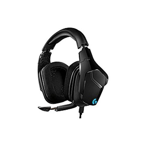 Logitech G635 7.1 Lightsync Gaming Headset - Stereo - Mini-Phone (3.5mm) - Wired - 5 Kilo Ohm - 20 Hz - 20 kHz - Over-The-Head - Binaural - Circumaural - Cardioid, Uni-Directional (Renewed)