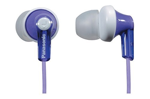 Panasonic in-Ear Lightweight Water-Resistant Active Sport Stereo Headphones (Violet)