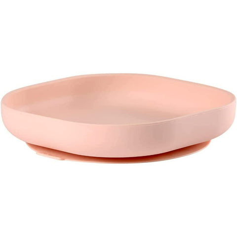 BÃ©aba - Silicone Feeding Suction Plate - for Babies and Children - Pink