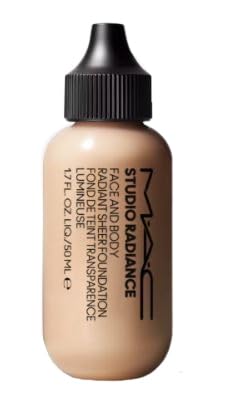 M.A.C Studio Radiance Face And Body Radiant Sheer Foundation - N0 (Fair beige with neutral peachy undertones for fair skin) 50ML / 1.7 FL OZ