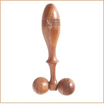 Worthy Relaxing Handy Sheesham Wooden Acupunture Massage Roller