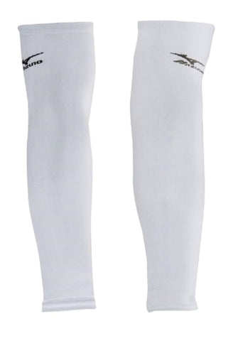 Mizuno Arm Sleeves, White, OSFM