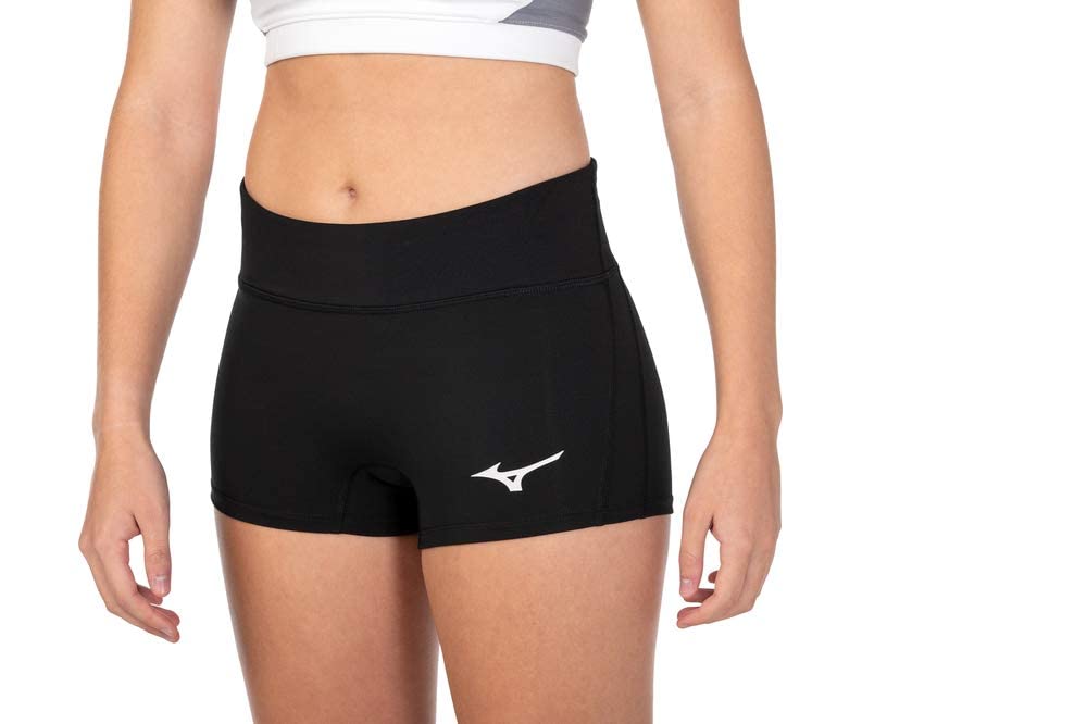 Mizuno Women's Apex 2.5" Inseam Volleyball Short, Black, XX-Small