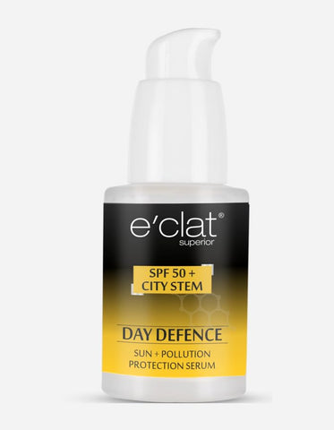 e'clat Superior Day Defence Sun + Pollution Protection Sunscreen Serum - SPF 50+ 30ml