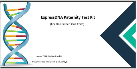 ExpressDNA Paternity Test (Private Test, All lab fees Included, Test Result in 1 to 2 Days)