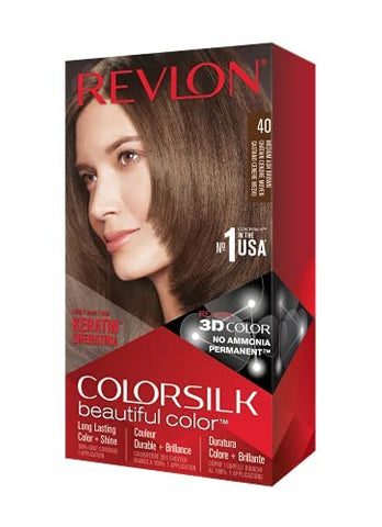 Revlon ColorSilk Hair Color 40 Medium Ash Brown 1 Each (Pack of 6)