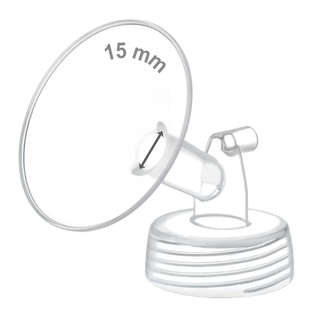 Maymom Pump Part Compatible with Spectra S1,S2 Spectra 9 Plus Breastpump; Incl Wide Mouth Flange (One flange-15mm. Flange) Not Original Spectra Flange; Not Spectra Baby USA Parts