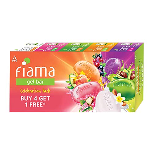 Fiama Di Wills Gel Bar Celebration Pack, 125g (Buy 4 Get 1 Free), 625 g