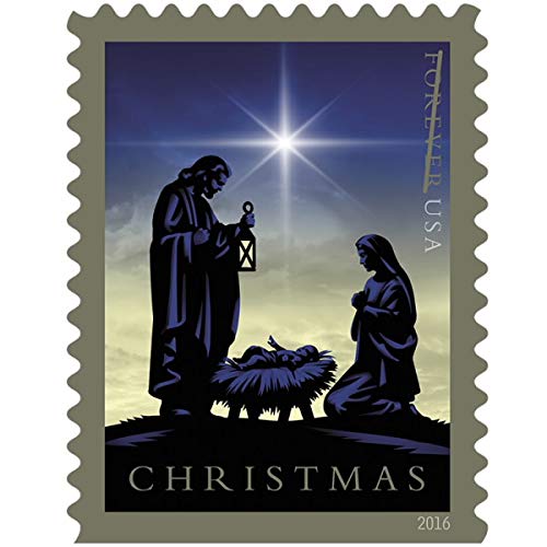 Nativity USPS Forever First Class Postage Stamp U.S. Holy Family Holiday Christmas Sheets (40 Stamps) (2 Booklets of 20 Stamps) Scott 5144a