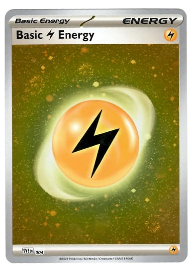 Pokemon - Lightning Energy Card SVE 004 - Pokemon 151 - Cosmic Holo Foil