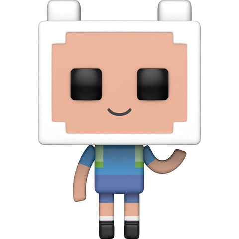 Funko 32235 Pop Television: Adventure Time-Minecraft Finn Collectible Figure, Multicolor