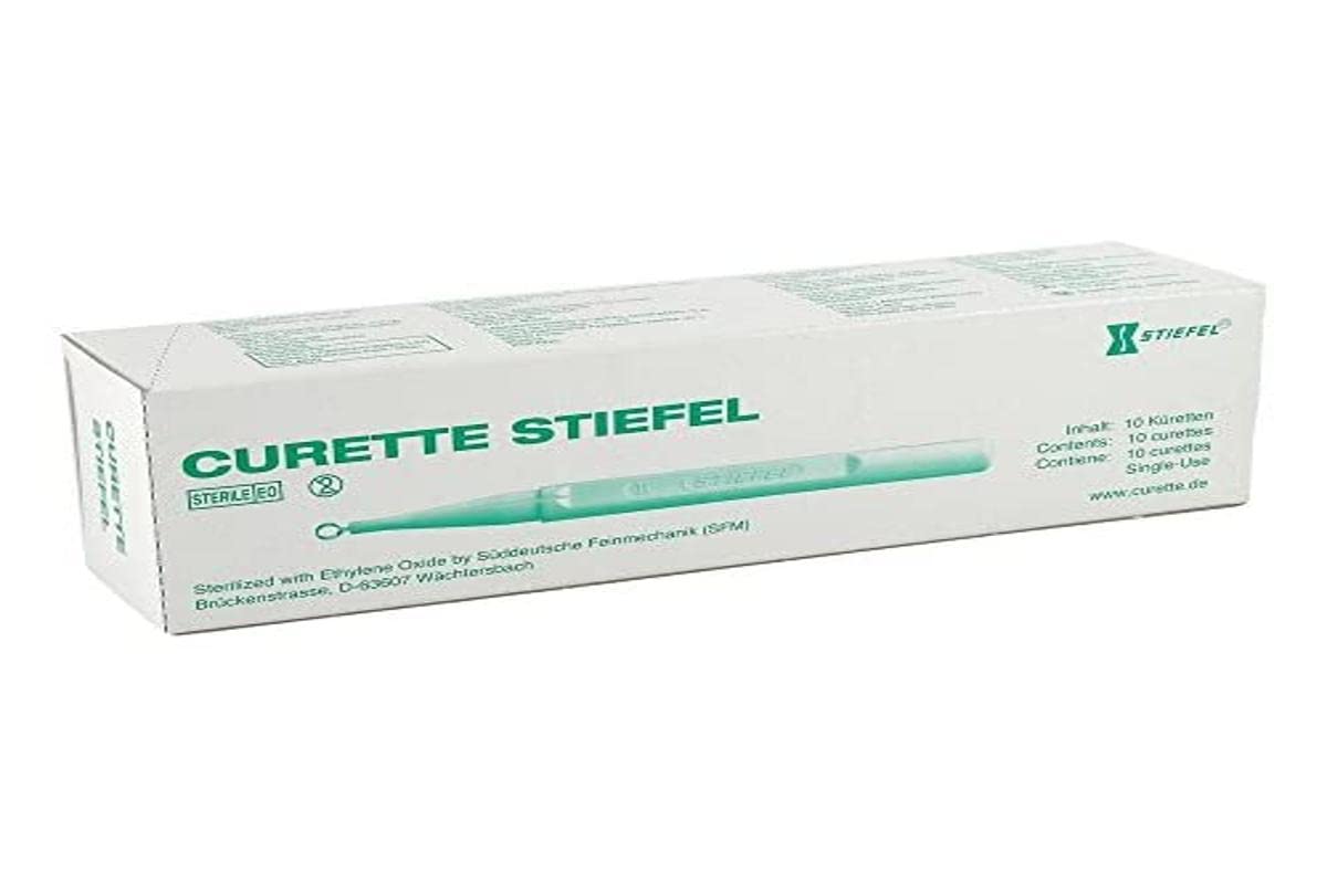 Stiefel 99XX0129 Disposable Ring Curette, 4mm, Pack of 10