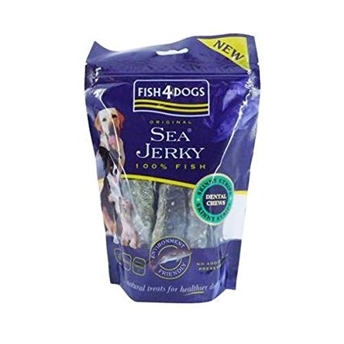 Fish4Dogs Sea Jerky Skinny Strips Dog Treats - 10 x 100g