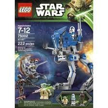 Game / Play LEGO Star Wars AT-RT 75002, Weapons include lightsaber and 2 blasters, Features articulated legs Toy / Child / Kid