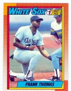 1990 Topps 414 Rookie Card Frank Thomas White Sox Baseball Card