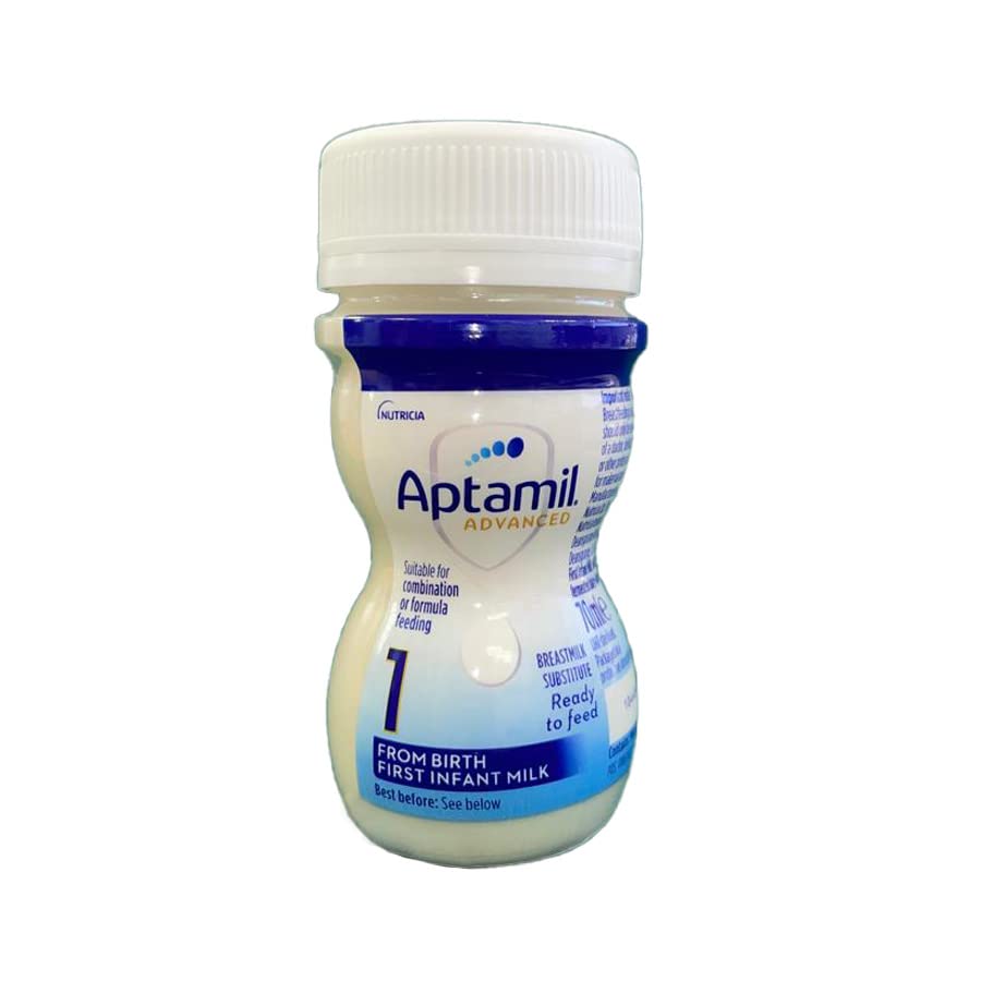 Aptamil Profutura First Infant Milk, Ready To Feed, 70Ml, Box Of 24 Bottles