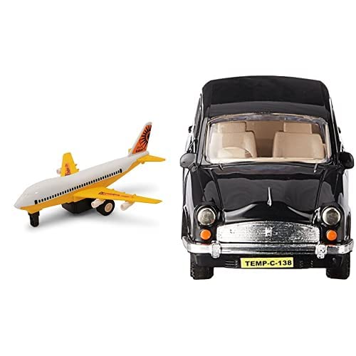 Tingoking Jet 747 Toy Figure, Multicolor with Tingoking Ambassador Car Toy Figure, Multicolor