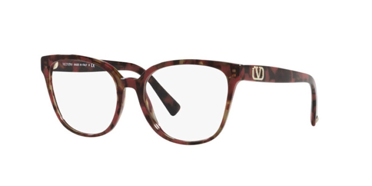 Valentino VA3072-5194 Eyeglass Frame RED HAVANA w/DEMO LENS 52mm