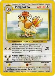 Pokemon - Pidgeotto - 22/102 - Rare - Unlimited Edition - Base Set