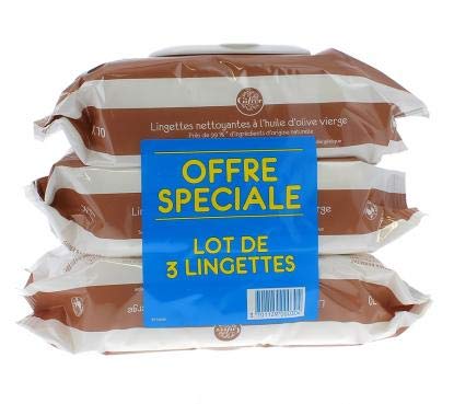 Gifrer Lingettes Nettoyantes ÃƒÆ’Ã†â€™Ãƒâ€ Ã¢â‚¬â„¢ÃƒÆ’Ã¢â‚¬Â ÃƒÂ¢Ã¢â€šÂ¬Ã¢â€žÂ¢ÃƒÆ’Ã†â€™ÃƒÂ¢Ã¢â€šÂ¬Ã…Â¡ÃƒÆ’Ã¢â‚¬Å¡Ãƒâ€šÃ‚Â  lHuile dOlive Vierge - Lot de 3 paquets de 70 Lingettes