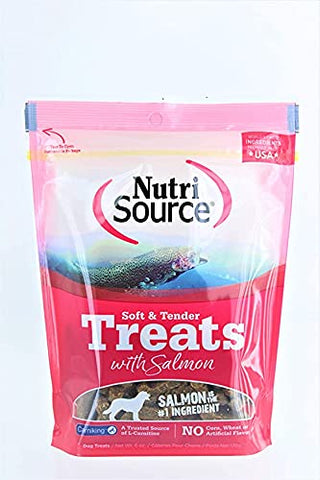 Nutri Source TU80022 14 oz Soft & Tender Salmon Treats