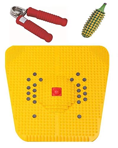 ACi Accupressure Magnetic Foot Mat for Stress and Pain Relief with Tools Combo Kit Set