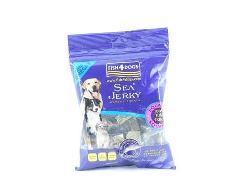 (6 Pack) Fish4Dogs - Sea Jerky Squares 100g