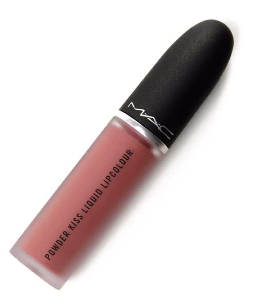 MAC Powder Kiss Liquid Lipcolor - 989 Mull It Over for Women - 0.17 oz Lipstick