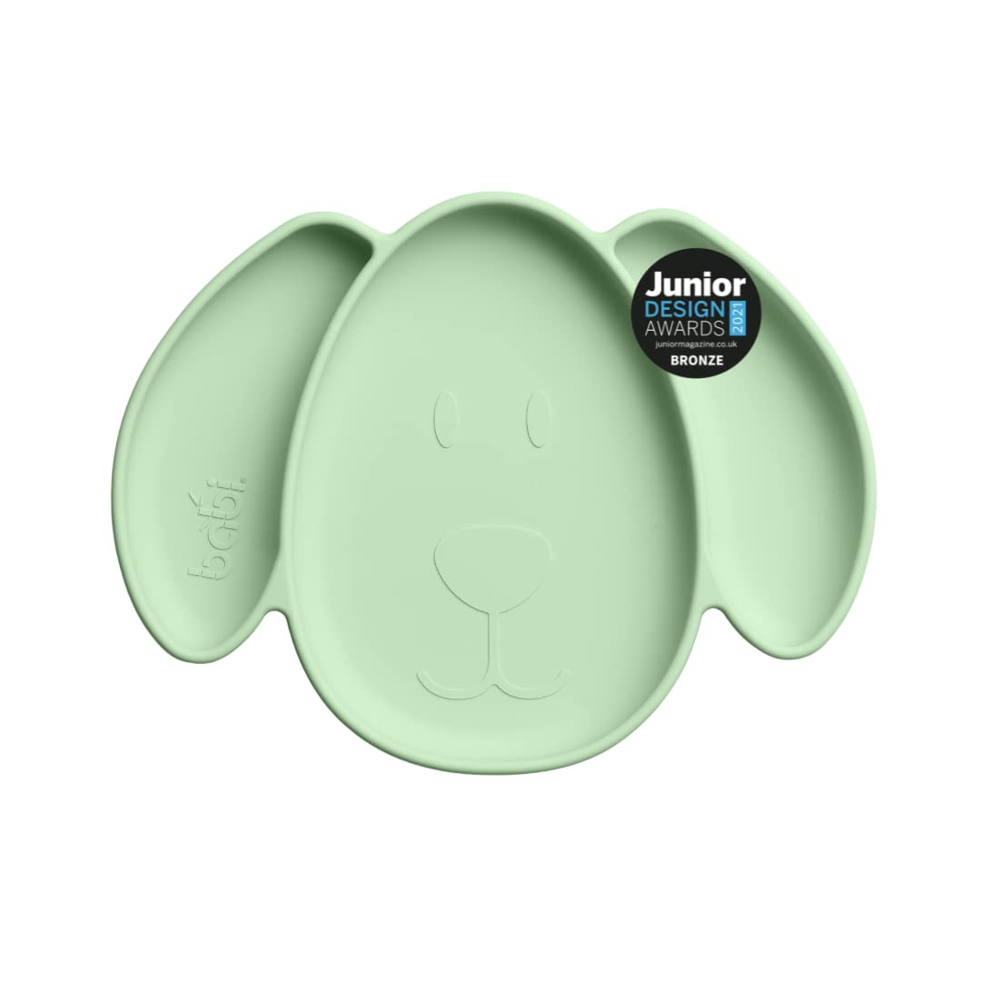 BabiÃƒÆ’Ã†â€™Ãƒâ€ Ã¢â‚¬â„¢ÃƒÆ’Ã‚Â¢ÃƒÂ¢Ã¢â‚¬Å¡Ã‚Â¬Ãƒâ€¦Ã‚Â¡ÃƒÆ’Ã†â€™ÃƒÂ¢Ã¢â€šÂ¬Ã…Â¡ÃƒÆ’Ã¢â‚¬Å¡Ãƒâ€šÃ‚Â® Baby Toddler Large Suction Dog Plate, Non Slip Weaning Plate, 100% Food Grade Silicone, with Stay Put Suction Ring, for Mess Free Meals! (Green)