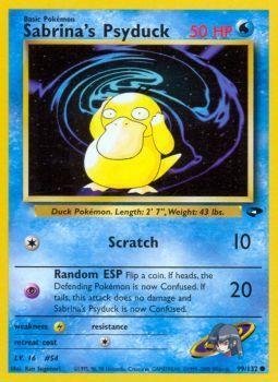 Pokemon - Sabrina39;s Psyduck (99) - Gym Challenge