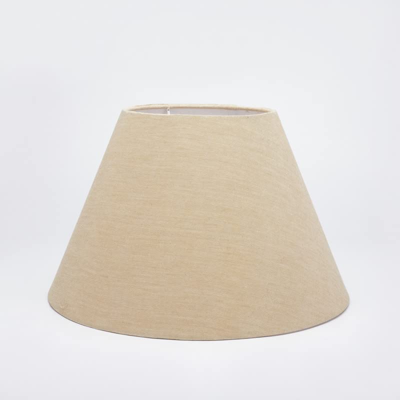 Asian BTR Crafts Big Conical Lamp Shade, 14 inches, Standard Size (Beige)