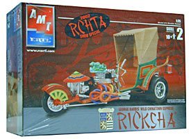 AMT #31922 ERTL George Barris' Wild Chinatown Express Ricksha 1/25 Scale Plastic Model Kit. Needs Assembly