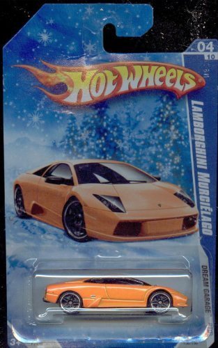 Hot Wheels 2009-150 ORANGE Lamborghini Murcielago Dream Garage SNOW SCENE CARD 1:64 Scale Die Cast Exclusive Car 1:64 Scale by Hot Wheels