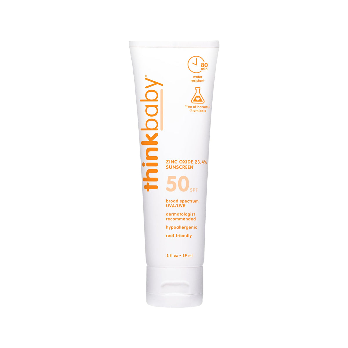 Thinkbaby Sunscreen Baby SPF 50+, 3 fl oz