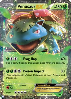 Pokemon - Venusaur-EX (1/83) - Generations - Holo