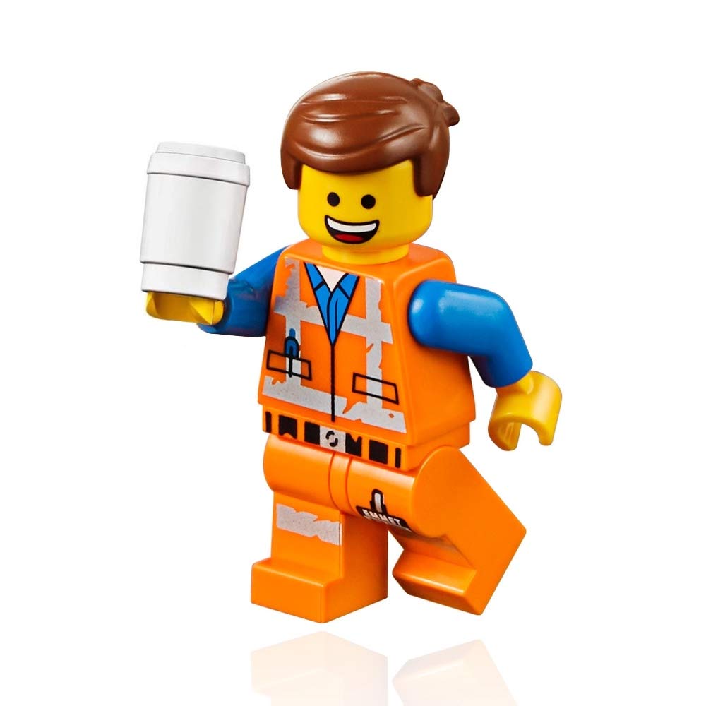 The LEGO Movie 2 MiniFigure - Emmet with two Faces and Coffee Cup 70827