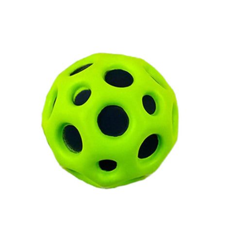 GALER Space Ball with Extreme High Bounce, Bouncy Balls Hole Ball with High Resilience, Mini Bouncing Ball Foam Balls, Space Toys for Kids Party Bag Gifts (Green)