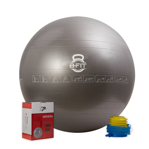 B fit AB3629-95 Exercise Stability Ball, 95 cm (Silver)