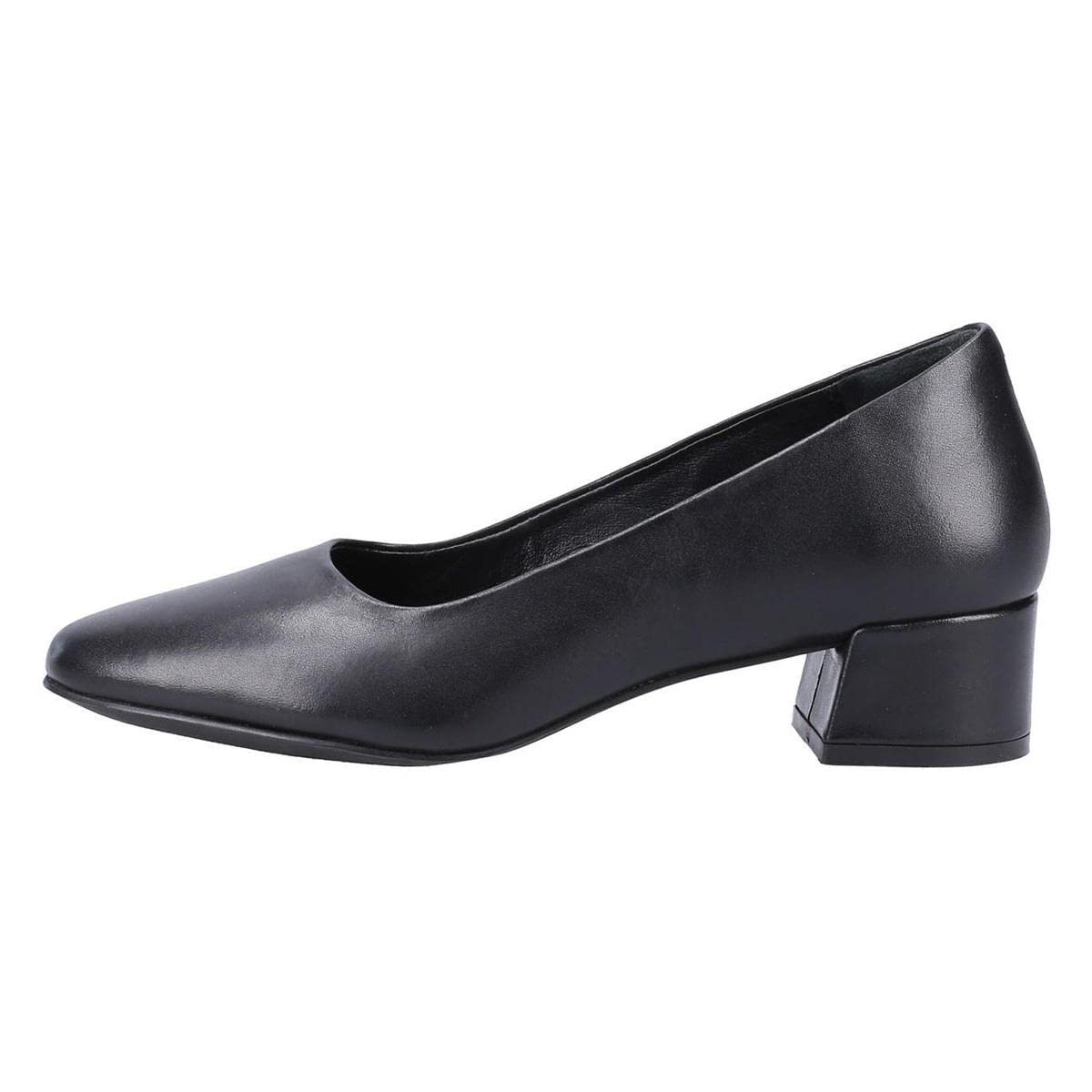 Hush Puppies Women's Alina Court Uniform Dress Shoe, Black, 5 UK