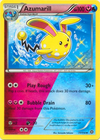 Pokemon - Azumarill (77/114) - XY Steam Siege