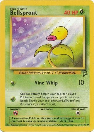 Pokemon - Bellsprout (66) - Base Set 2