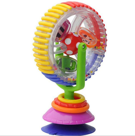 LAARNT Three-color Ferris Wheel Toys, Plastic Rotating Ferris Wheel, Childrens Ferris Wheel Toys Baby Rattle Toys