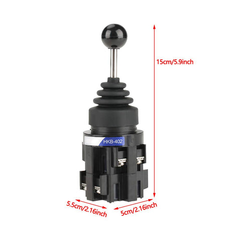 Joystick Switch,1pc CS-402 4NO 4-Position Return Momentary Joy Stick Joystick Switch,Resistant to Water, Oil and Dust