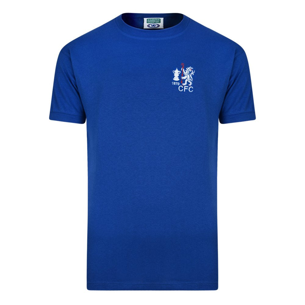 Chelsea 1970 FA Cup Winners Retro Football Shirt X-Large Cotton