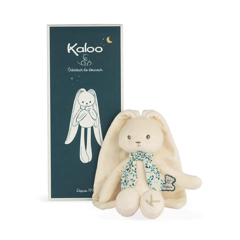 Kaloo Lapinoo My First Friend Corduroy Rabbit - Machine Washable - 10” Tall in Gift Box - Cream Ages 0+ - K969942