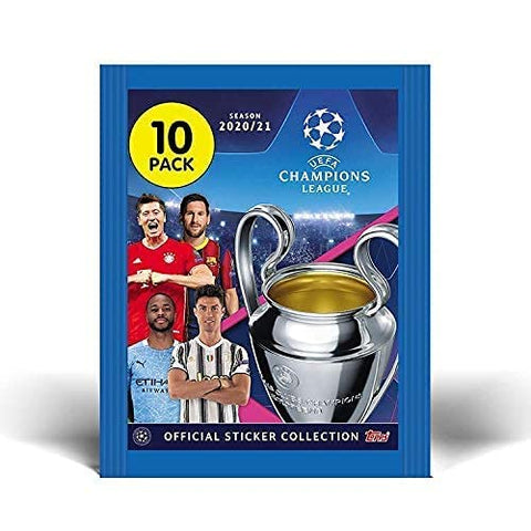 Topps Display 30 Envelopes of: UCL About Stickers T.20/21