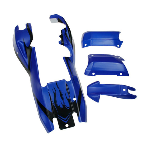 FLMLF Rc Car Body Shell Wear Car Body Cover for 1/5 HPI Rofun BAHA Kingmotor Rovan Baja 5B Truck Parts (Blue)